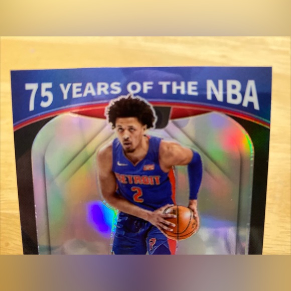 Cade Cunningham 2021-22 Prizm 75 Years of the NBA Insert - Picture 4 of 4